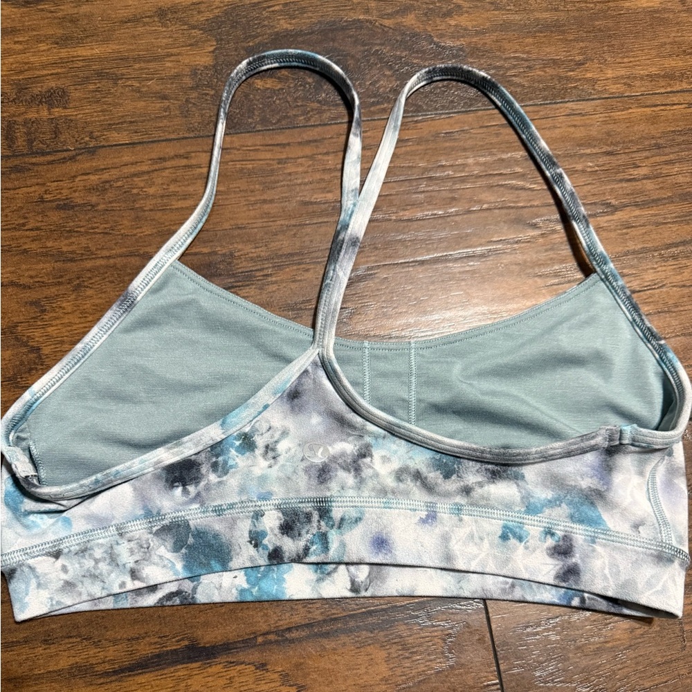 lululemon athletica Teal and Marble Sports Bra